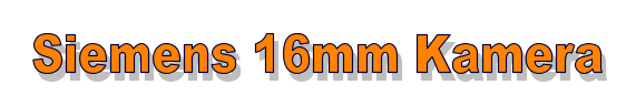 Siemens 16mm Kamera